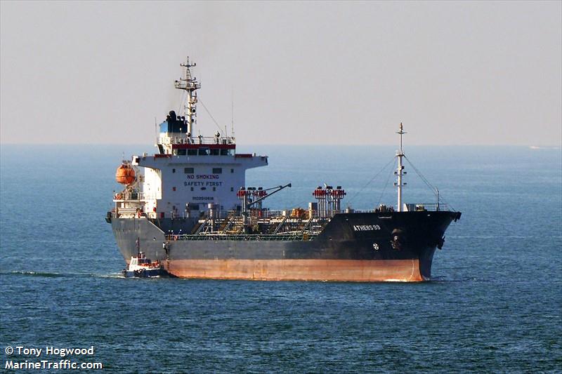 athens 99 (Oil Products Tanker) - IMO 9510618, MMSI 470754000, Call Sign A6E2407 under the flag of UAE