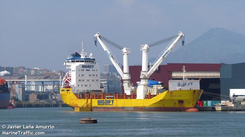 traveller (General Cargo Ship) - IMO 9204726, MMSI 471002000, Call Sign A6E3174 under the flag of United Arab Emirates (UAE)