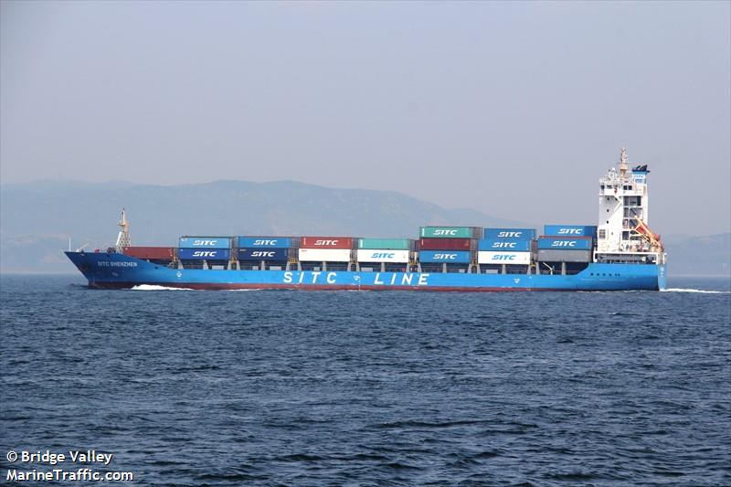 sitc shenzhen (Container Ship) - IMO 9639646, MMSI 477024900, Call Sign VRKS7 under the flag of Hong Kong