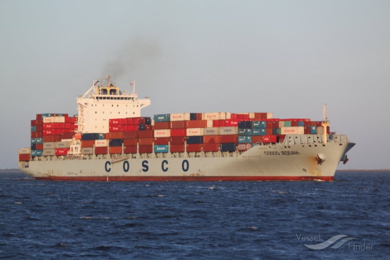 cosco jeddah (Container Ship) - IMO 9484352, MMSI 477464500, Call Sign VRKX9 under the flag of Hong Kong