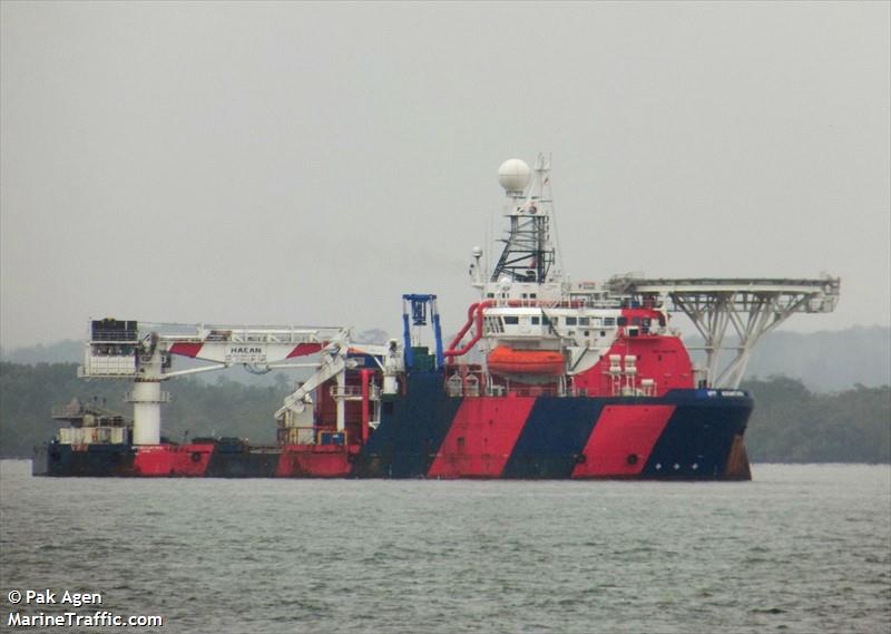 npp nusantara (Offshore Support Vessel) - IMO 9483061, MMSI 525003272, Call Sign PLLN under the flag of Indonesia