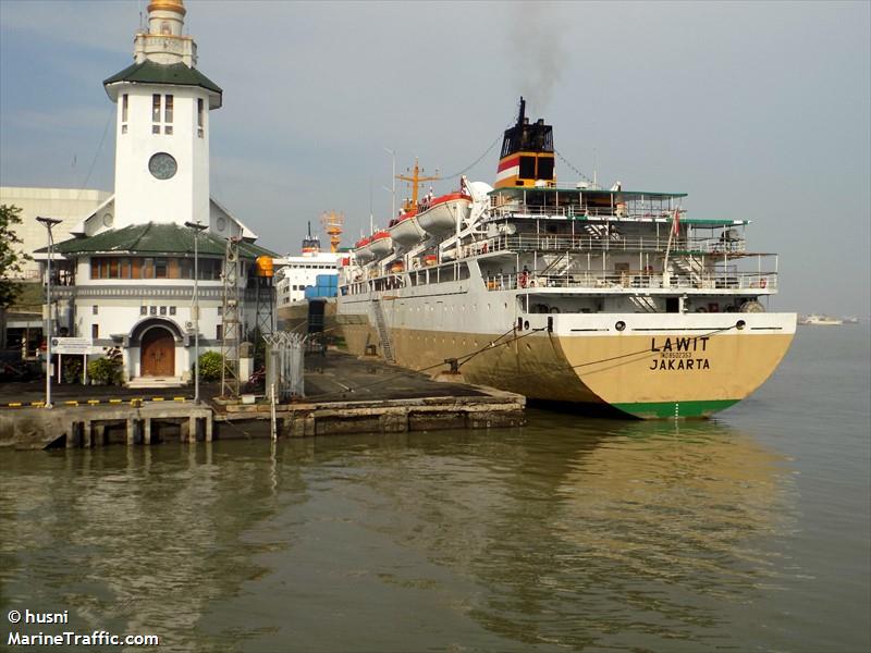 mvlawit (Passenger Ship) - IMO 8502353, MMSI 525005011, Call Sign YDVF under the flag of Indonesia