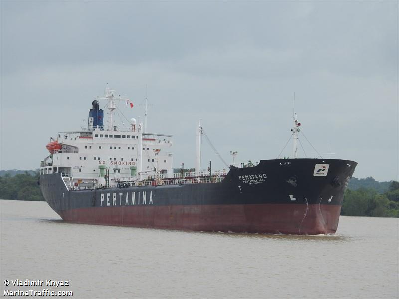 mt. pematang (Oil Products Tanker) - IMO 7825758, MMSI 525008015, Call Sign YDXW under the flag of Indonesia