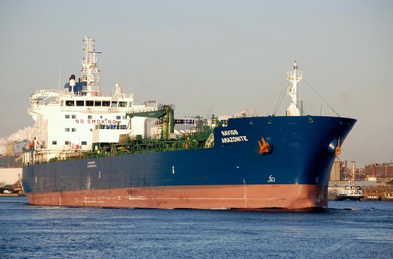 navig8 amazonite (Chemical/Oil Products Tanker) - IMO 9719769, MMSI 538005780, Call Sign V7GX6 under the flag of Marshall Islands
