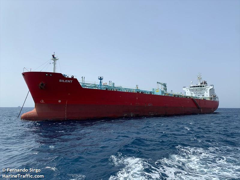 silent (Chemical/Oil Products Tanker) - IMO 9377652, MMSI 538009012, Call Sign V7IJ8 under the flag of Marshall Islands