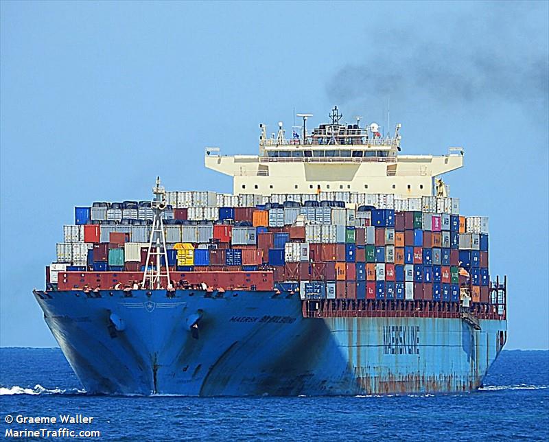 maersk stralsund (Container Ship) - IMO 9303522, MMSI 563032800, Call Sign 9V5634 under the flag of Singapore
