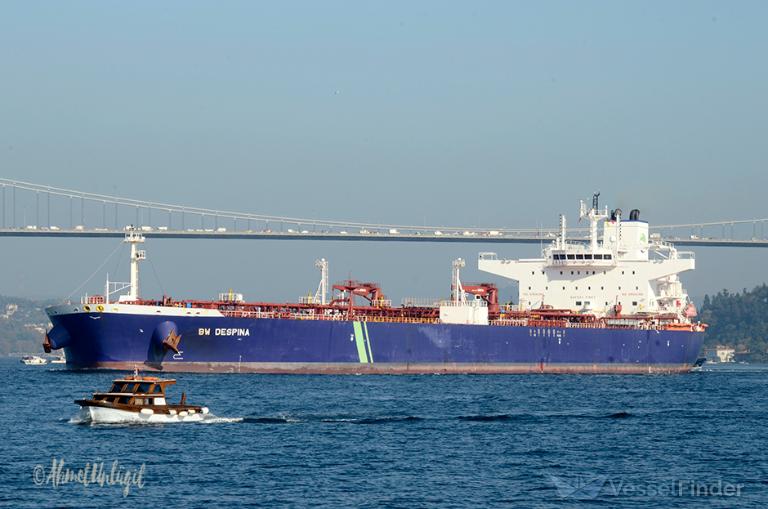 bw despina (Crude Oil Tanker) - IMO 9796494, MMSI 563068400, Call Sign 9V3093 under the flag of Singapore