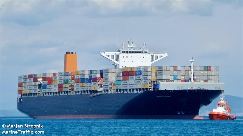 maersk eureka (Container Ship) - IMO 9501239, MMSI 563090300, Call Sign 9V6465 under the flag of Singapore