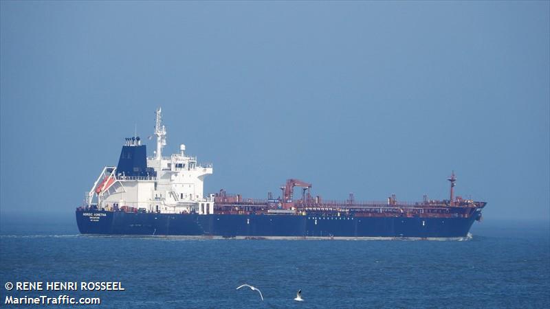 nordic agnetha (Chemical/Oil Products Tanker) - IMO 9422639, MMSI 564390000, Call Sign 9V2535 under the flag of Singapore