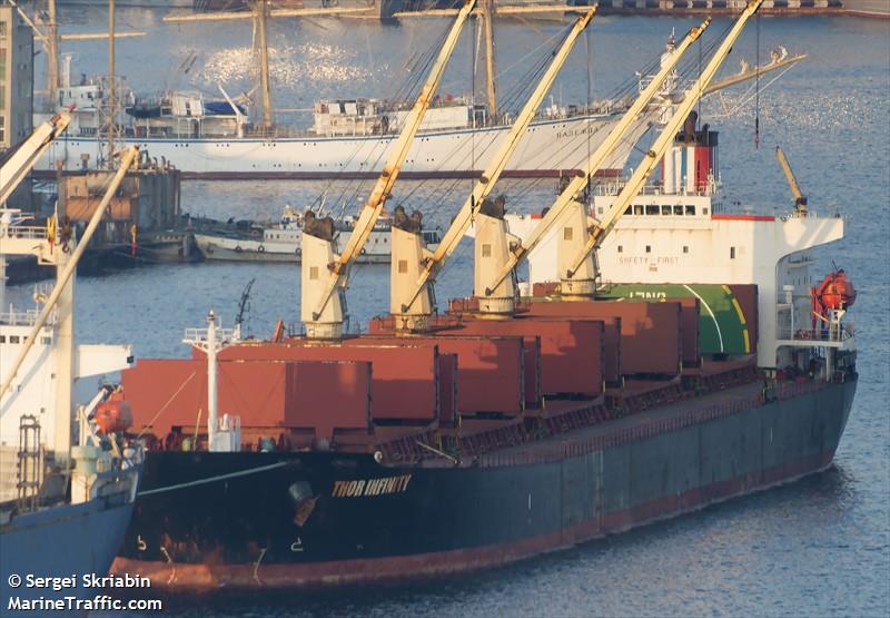 m.v.thor infinity (Bulk Carrier) - IMO 9238466, MMSI 564724000, Call Sign 9V9071 under the flag of Singapore