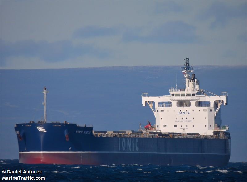 ionic kibou (Bulk Carrier) - IMO 9582556, MMSI 565999000, Call Sign 9V3084 under the flag of Singapore