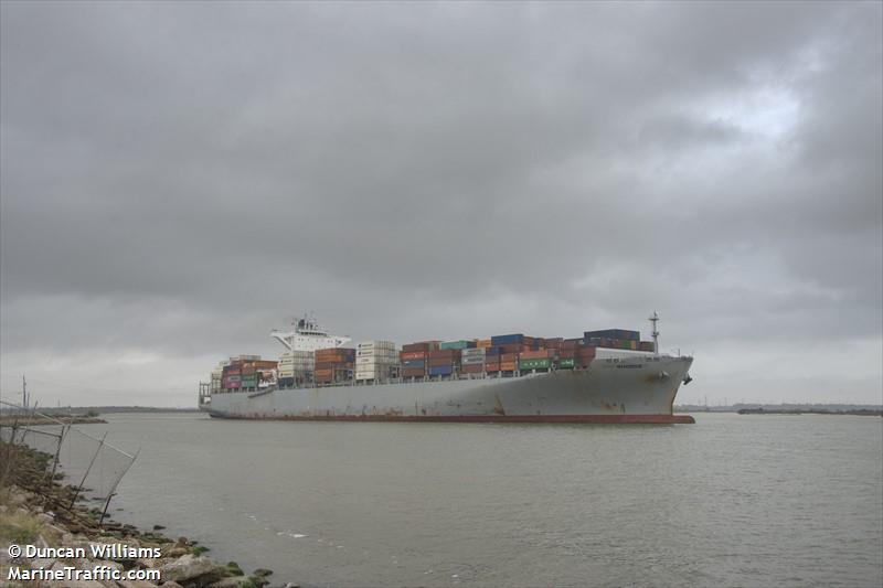 rhodos (Container Ship) - IMO 9635652, MMSI 636015860, Call Sign D5DF2 under the flag of Liberia