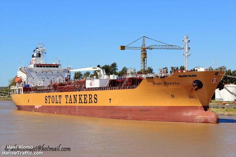 stolt basuto (Chemical/Oil Products Tanker) - IMO 9351543, MMSI 636015972, Call Sign D5DU4 under the flag of Liberia