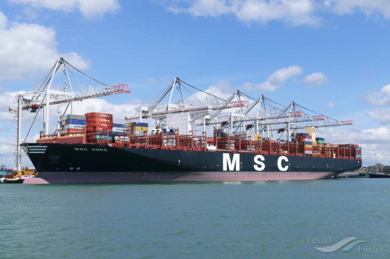 msc anna (Container Ship) - IMO 9777204, MMSI 636017727, Call Sign D5ML5 under the flag of Liberia