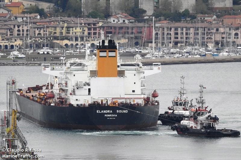 elandra sound (Crude Oil Tanker) - IMO 9821706, MMSI 636019297, Call Sign D5TW2 under the flag of Liberia