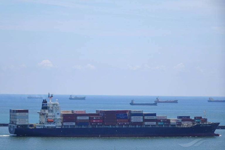 martinique (Container Ship) - IMO 9314985, MMSI 636091232, Call Sign A8KY3 under the flag of Liberia