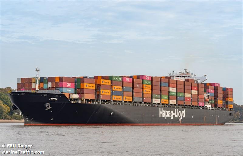 tirua (Container Ship) - IMO 9612882, MMSI 636092680, Call Sign D5AD8 under the flag of Liberia