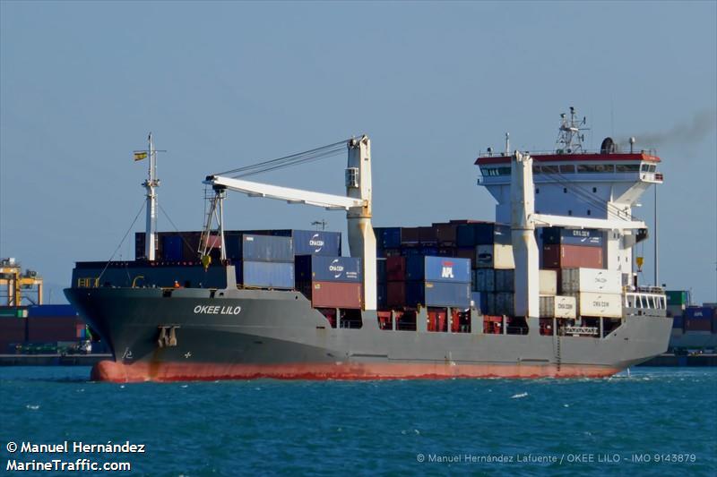 okee lilo (Container Ship) - IMO 9143879, MMSI 636092861, Call Sign D5RA9 under the flag of Liberia