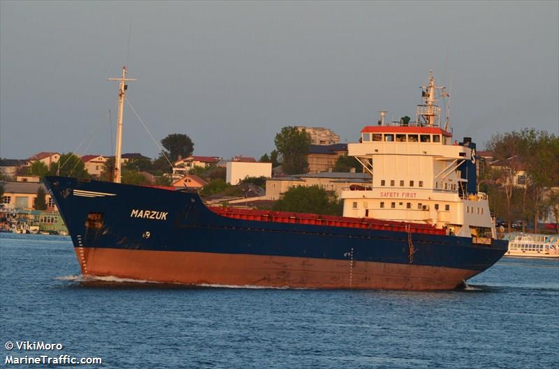 marzuk (General Cargo Ship) - IMO 7396666, MMSI 677019400, Call Sign 5IM294 under the flag of Tanzania