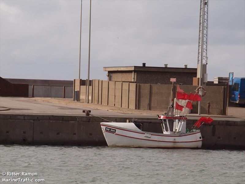 hg 500 mette (Fishing vessel) - IMO , MMSI 219022022, Call Sign XPD3374 under the flag of Denmark