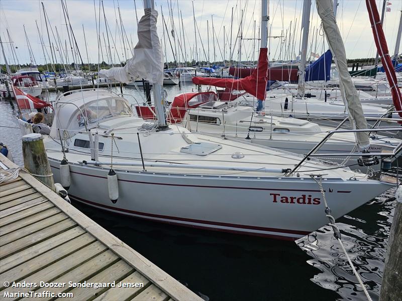 tardis (Sailing vessel) - IMO , MMSI 219031947, Call Sign XPI3194 under the flag of Denmark