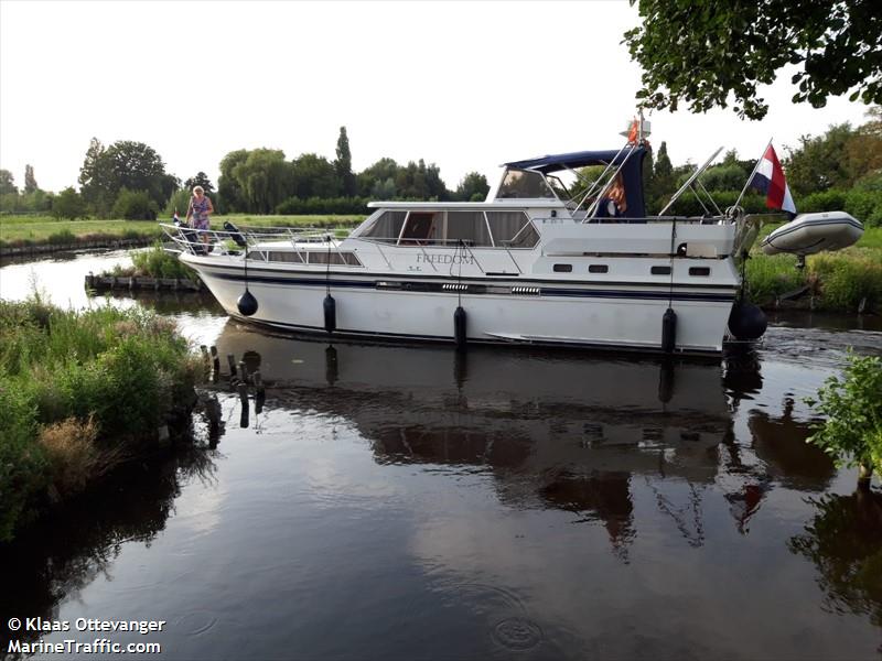 freedom (Pleasure craft) - IMO , MMSI 244260051, Call Sign PC2493 under the flag of Netherlands