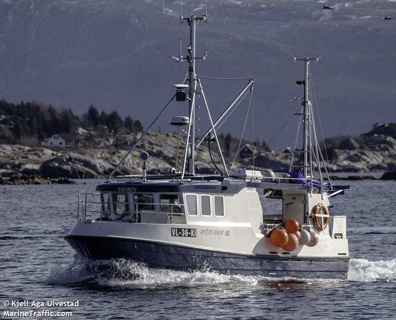 safiren (Fishing vessel) - IMO , MMSI 257122300, Call Sign LF7134 under the flag of Norway
