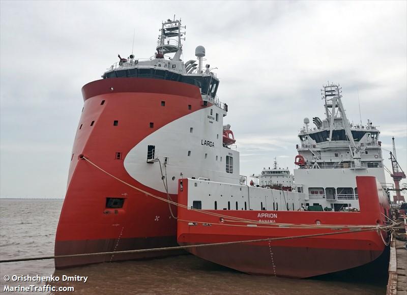 larga (Offshore Tug/Supply Ship) - IMO 9698616, MMSI 352002688, Call Sign HOA3024 under the flag of Panama