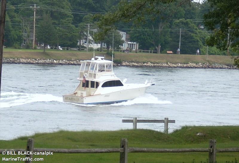 my affair (Pleasure craft) - IMO , MMSI 368259080, Call Sign WDN2125 under the flag of United States (USA)