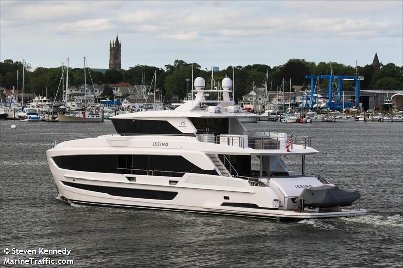 issimo (Pleasure craft) - IMO , MMSI 368313770, Call Sign WDN8036 under the flag of United States (USA)
