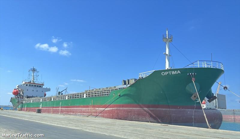 optima (General Cargo Ship) - IMO 9528691, MMSI 511101043, Call Sign T8A4274 under the flag of Palau