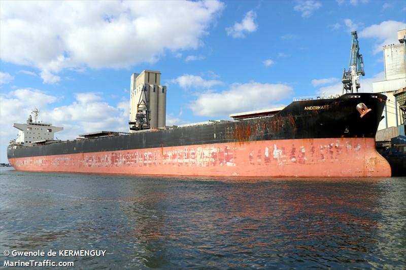 andermatt (Bulk Carrier) - IMO 9738791, MMSI 636022943, Call Sign 5LLE4 under the flag of Liberia