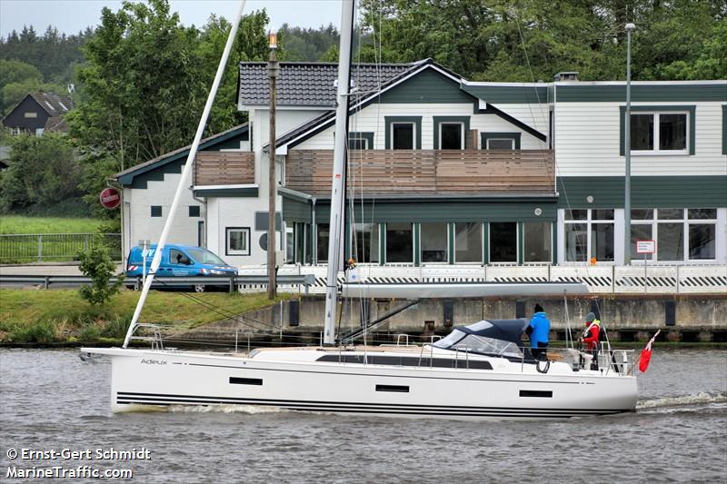 adieux (Sailing vessel) - IMO , MMSI 232046490, Call Sign MNHD2 under the flag of United Kingdom (UK)