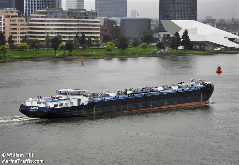 condor (Tanker) - IMO , MMSI 244058655, Call Sign PG3429 under the flag of Netherlands