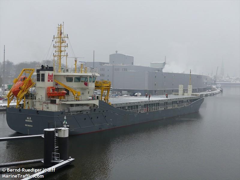 als (General Cargo Ship) - IMO 9968164, MMSI 255848000, Call Sign CQVH under the flag of Madeira