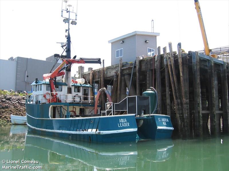 aqua leader (Unknown) - IMO , MMSI 316005705 under the flag of Canada