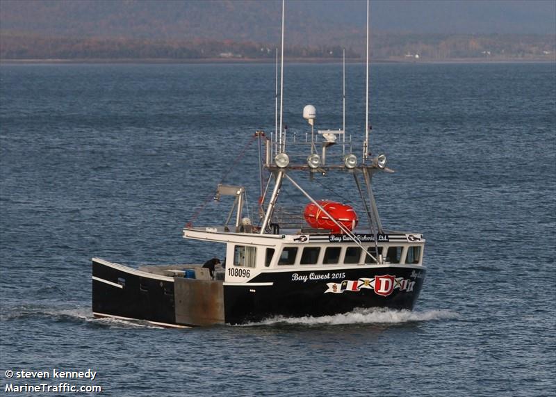 bay qwest 2015 (Fishing vessel) - IMO , MMSI 316031072 under the flag of Canada