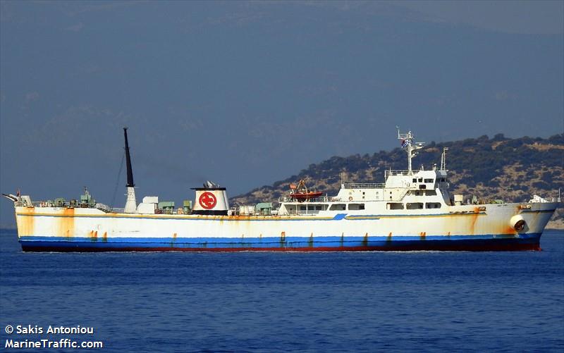 ionian express (Passenger/Ro-Ro Cargo Ship) - IMO 9178692, MMSI 457900647, Call Sign JVFD8 under the flag of Mongolia