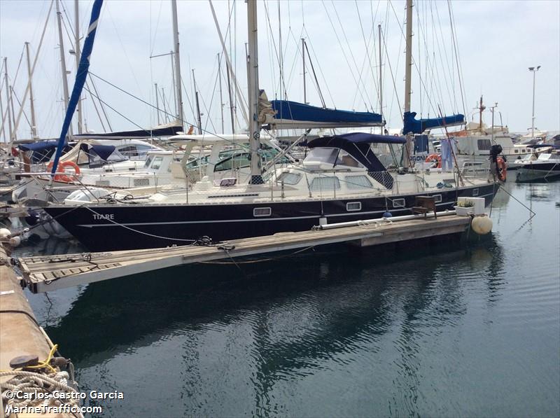 tiare (Sailing vessel) - IMO , MMSI 205969010 under the flag of Belgium