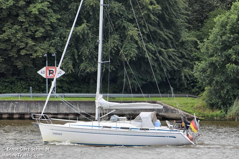 unlimited (Sailing vessel) - IMO , MMSI 211524410, Call Sign DH6637 under the flag of Germany