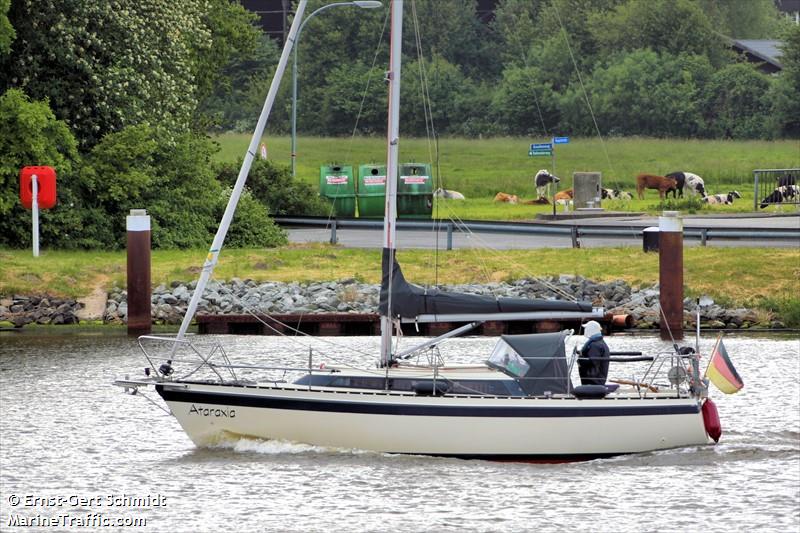 ataraxia (Sailing vessel) - IMO , MMSI 211701550, Call Sign DC8482 under the flag of Germany