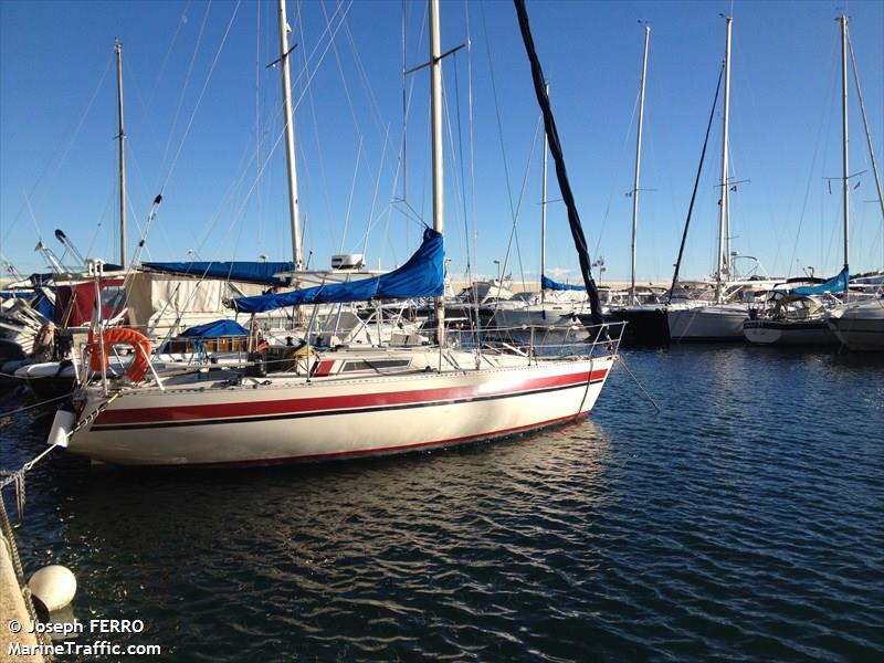 hadrien (Sailing vessel) - IMO , MMSI 227264890, Call Sign FG9119 under the flag of France