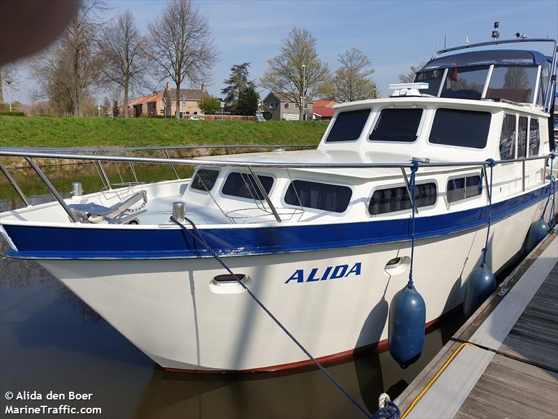 alida (Pleasure craft) - IMO , MMSI 244722638, Call Sign PF9281 under the flag of Netherlands