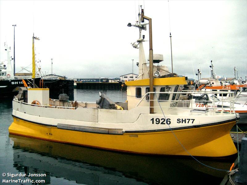 visir (Fishing vessel) - IMO , MMSI 251033110, Call Sign 1926 under the flag of Iceland