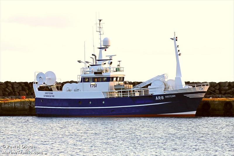 hasteinn ar-8 (Fishing vessel) - IMO , MMSI 251149110, Call Sign TFJM under the flag of Iceland