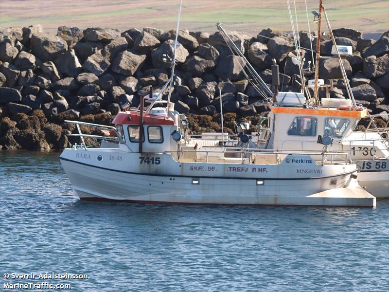 bara is-48 (Fishing vessel) - IMO , MMSI 251280740, Call Sign 7415 under the flag of Iceland