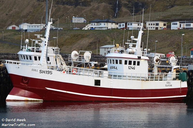 egill (Fishing vessel) - IMO , MMSI 251408110, Call Sign TFJS under the flag of Iceland