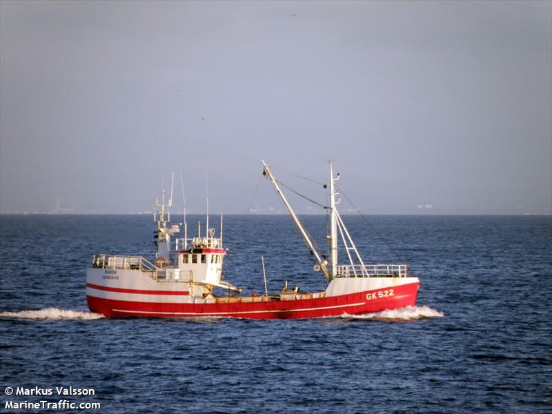 maron-gk522 (Fishing vessel) - IMO , MMSI 251588110, Call Sign TFQJ under the flag of Iceland