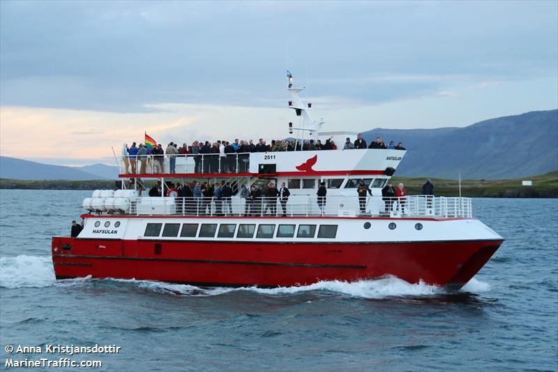 hafsulan (Passenger ship) - IMO , MMSI 251701110, Call Sign TFDH under the flag of Iceland