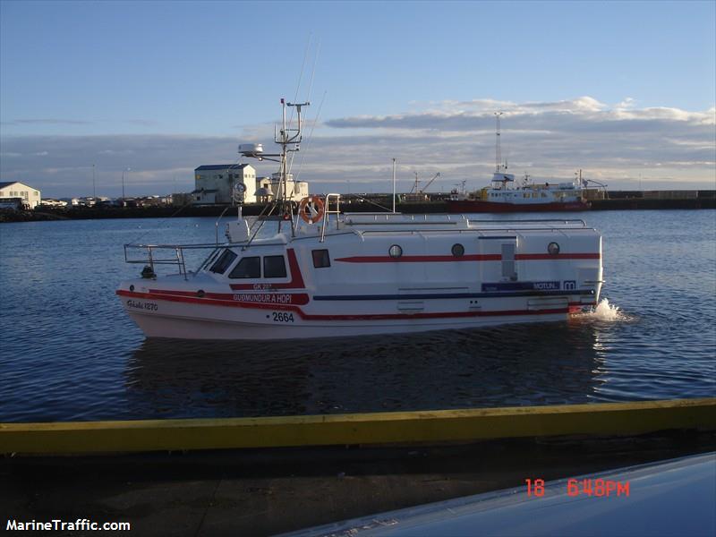 arney (Fishing vessel) - IMO , MMSI 251763110, Call Sign 2664 under the flag of Iceland
